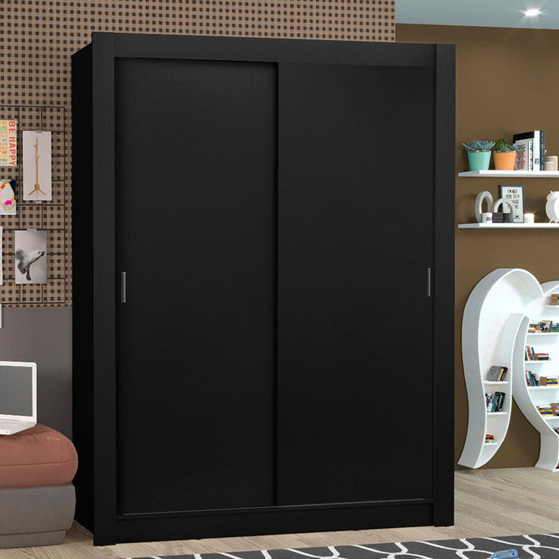 Clóset Denver 2 Puertas Corredizas Negro