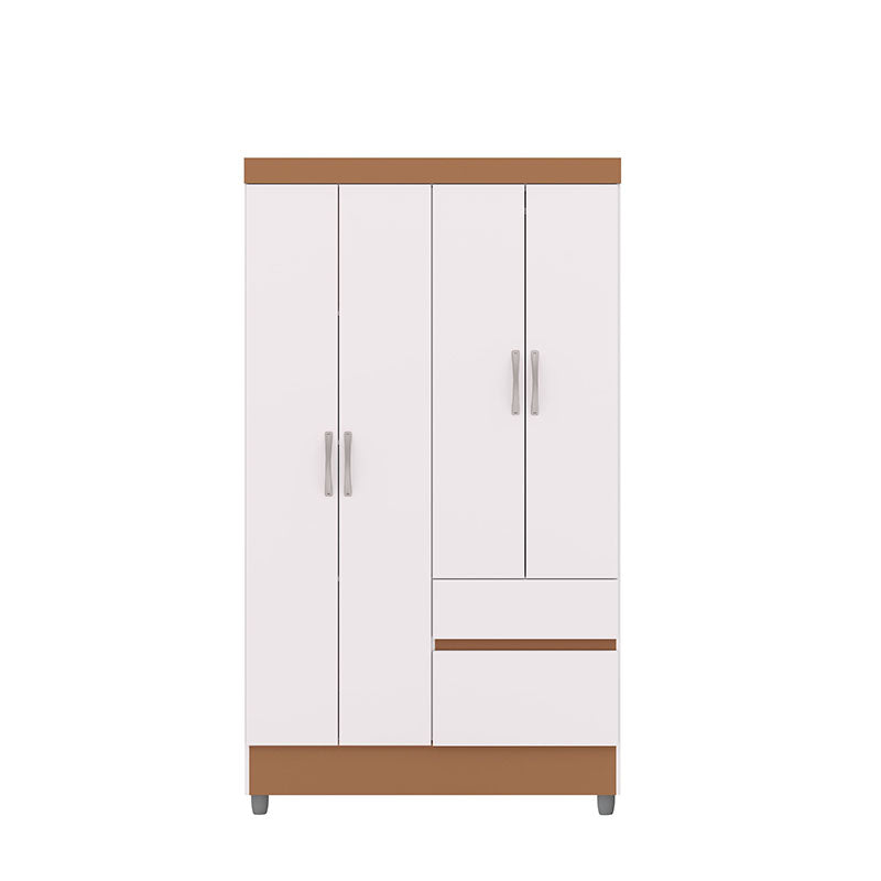 Clóset Ideal 4 Puertas 2 Cajones Blanco