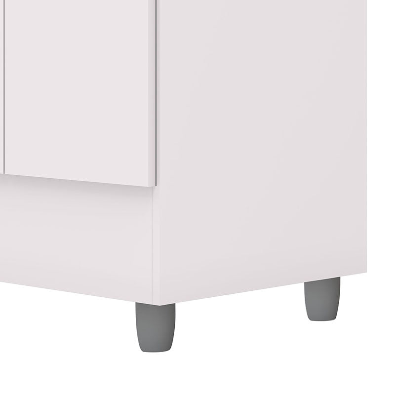 Clóset Ideal 4 Puertas 2 Cajones Blanco