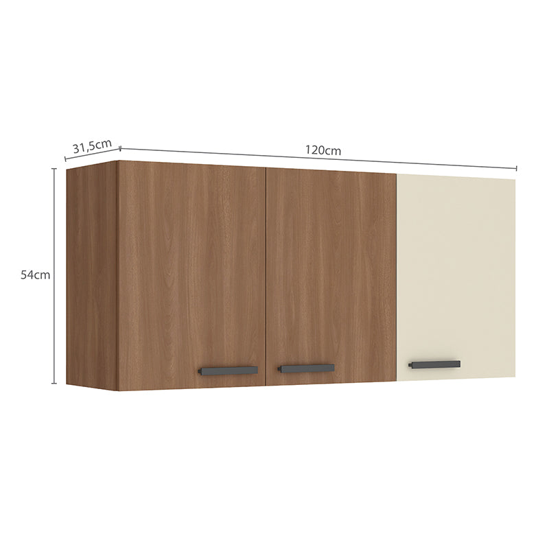 Mueble Aéreo Mia 120 Cm Beige