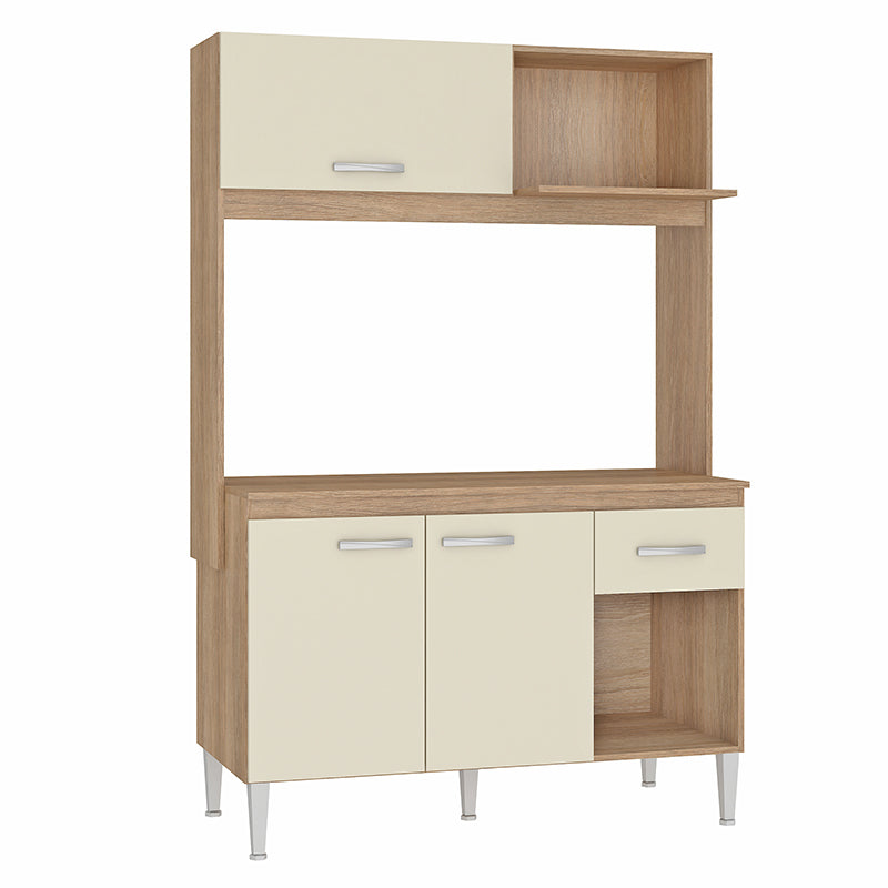 Kit Cocina Sarah Beige 3 Puertas 1 Cajón
