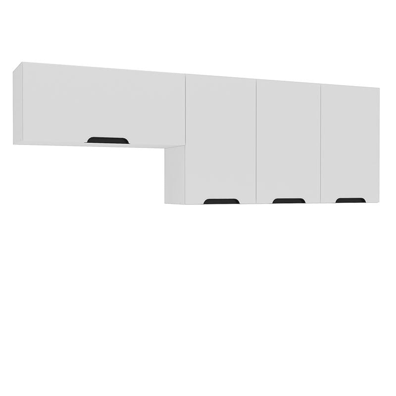 Mueble Aéreo Meena 4 Puertas Blanco