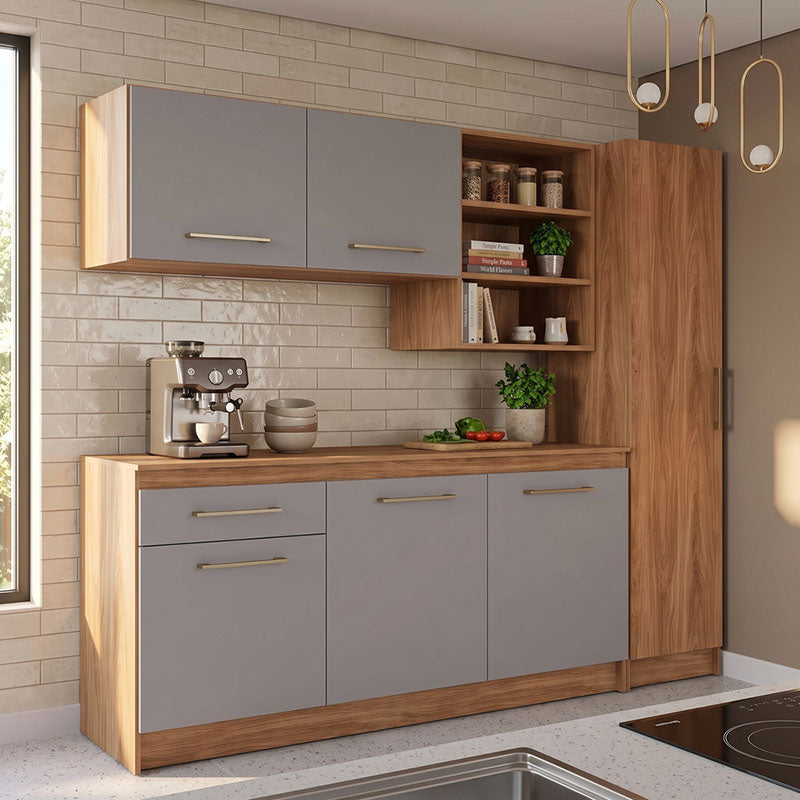 Kit Cocina Alba 6 Puertas 1 Cajon