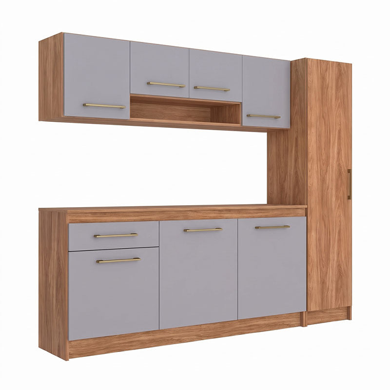 Kit Cocina Alba 8 Puertas 1 Cajón