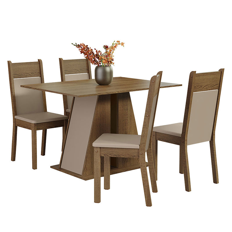 Comedor Angela Morello 4 Sillas