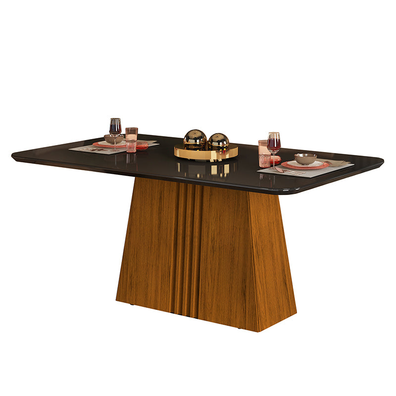 Comedor 170 Italia Julia 6 Sillas Negro