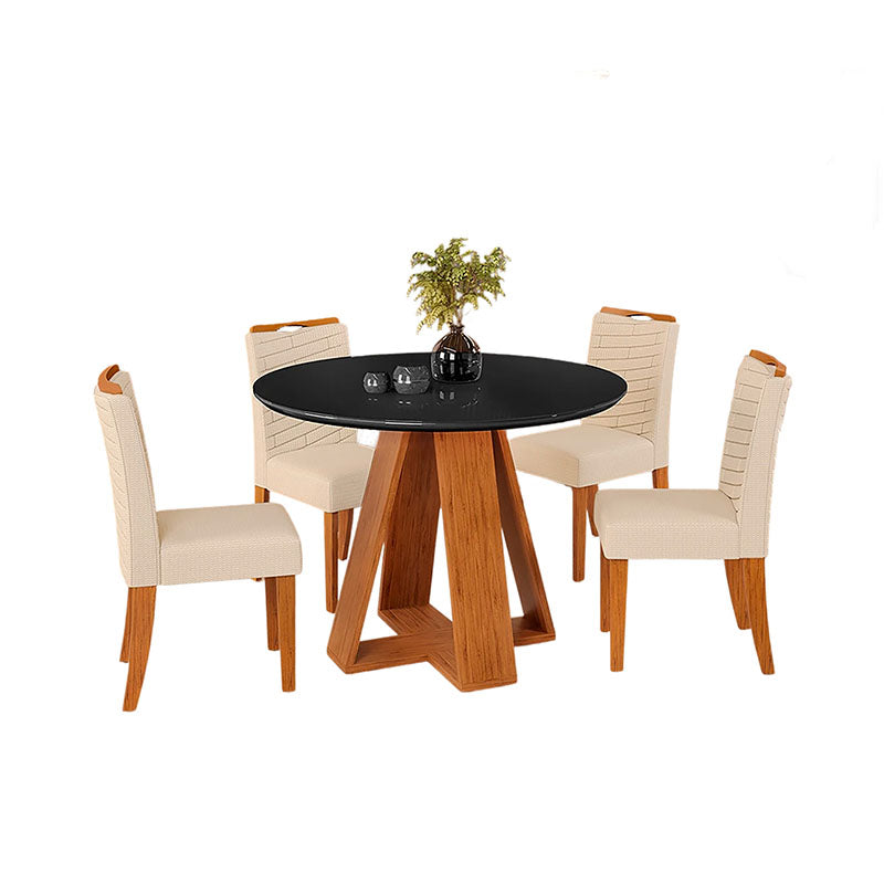 Comedor Celeste Julia 4 Sillas