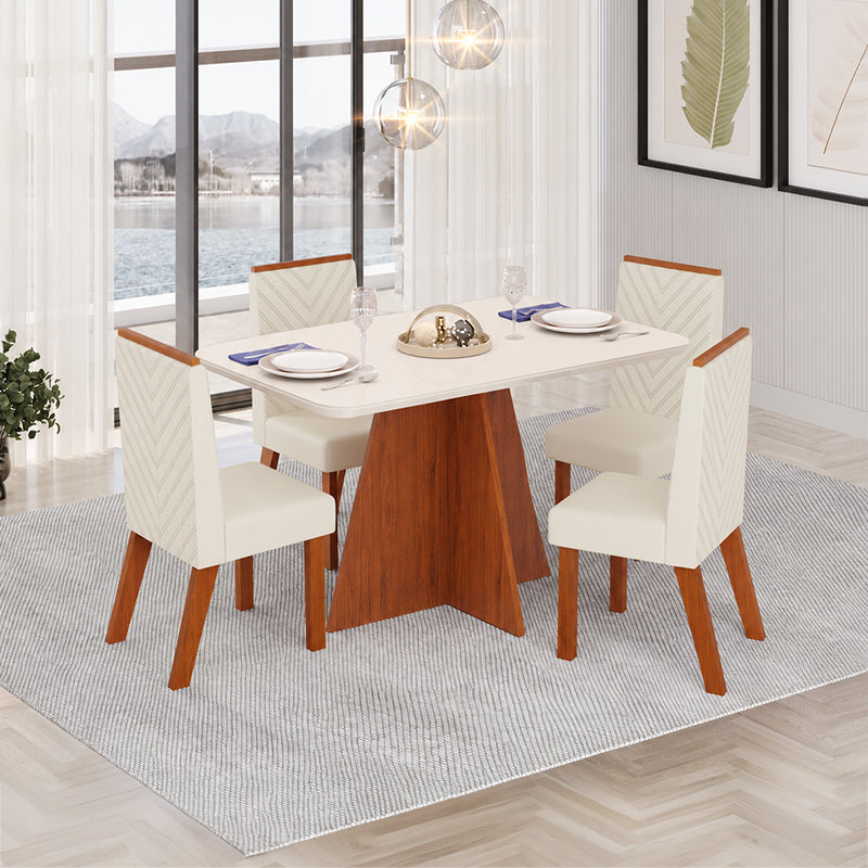 Comedor Siena Nara 4 Sillas