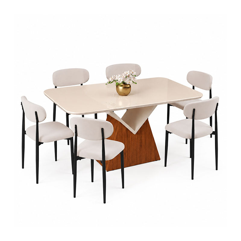 Comedor Argo Dali 6 Sillas
