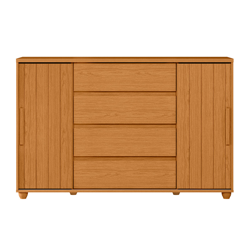Cómoda Evidenza Rustic 2 Puertas 4 Cajones