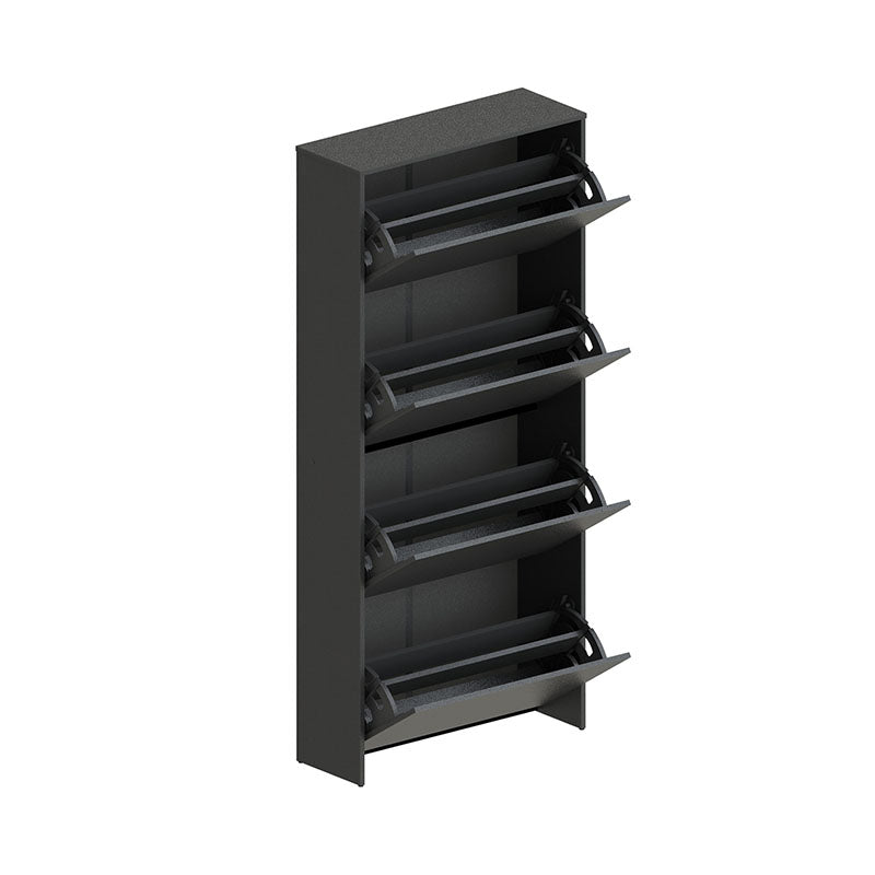 Zapatera Americana 4 Puertas Negro