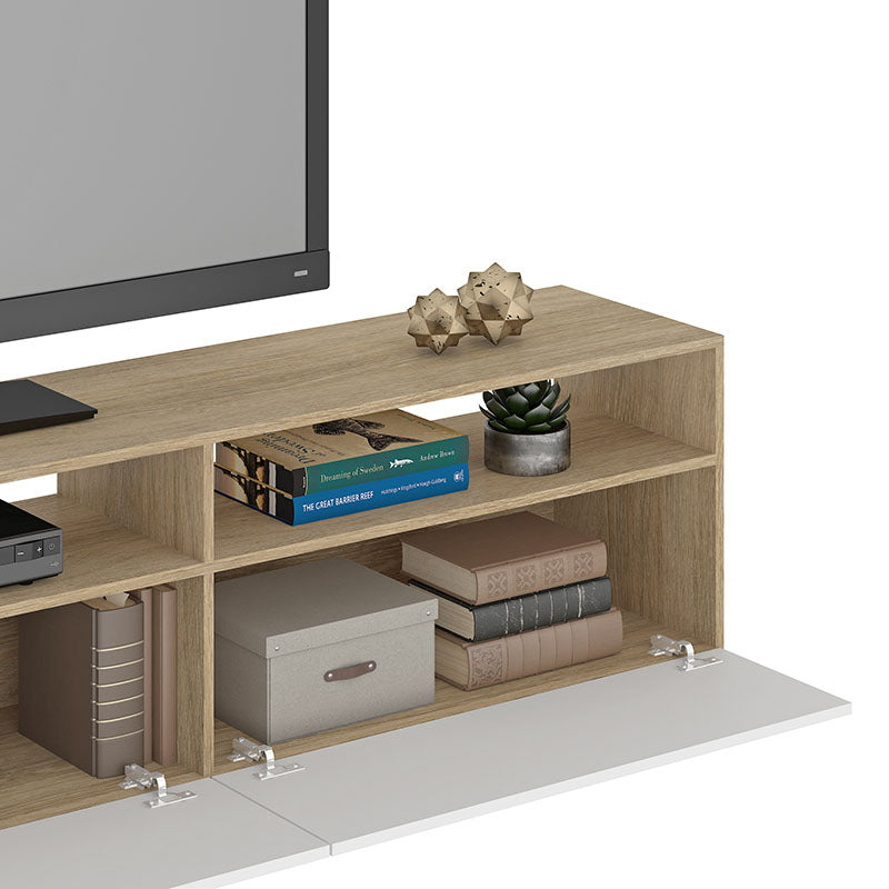 Rack TV Moyan Claro Hasta TV de 75"