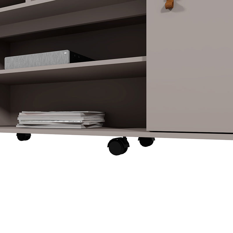 Rack TV Montana Gris Hasta TV de 75"