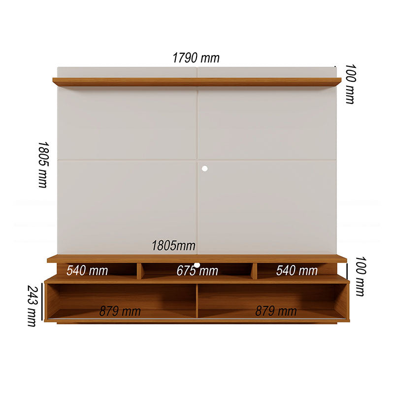 Panel TV Morretes Hasta TV de 70"