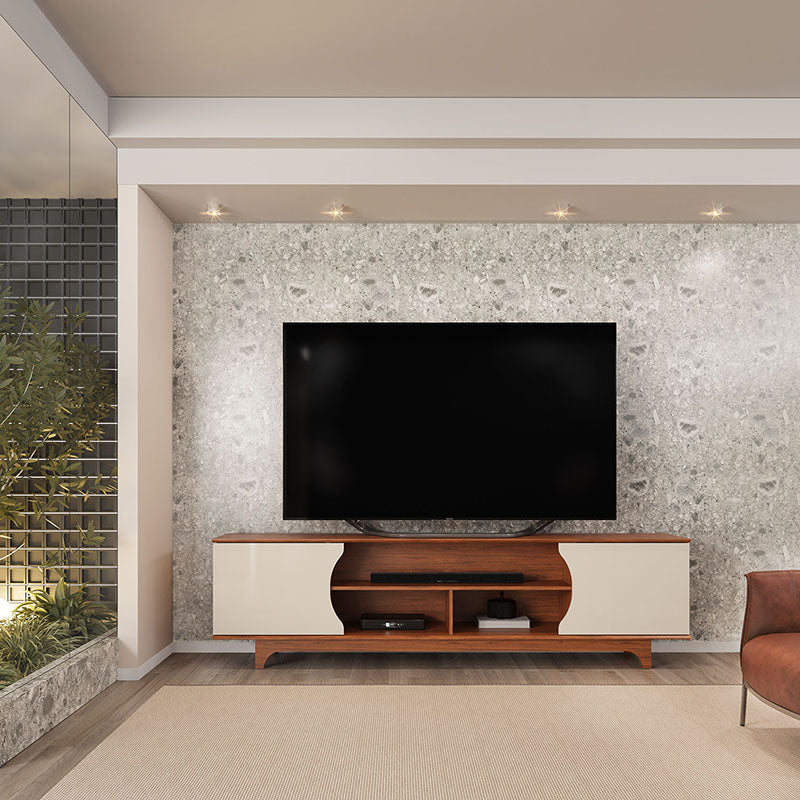 Rack TV Hector Café/Beige Hasta 70 Pulgadas