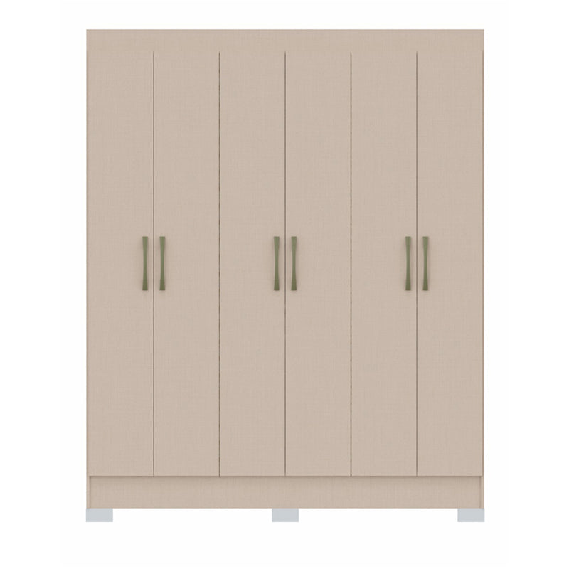 Clóset Roma Creme 6 Puertas