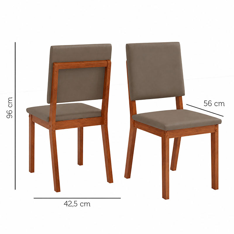 Comedor Celeste Talia 4 Sillas