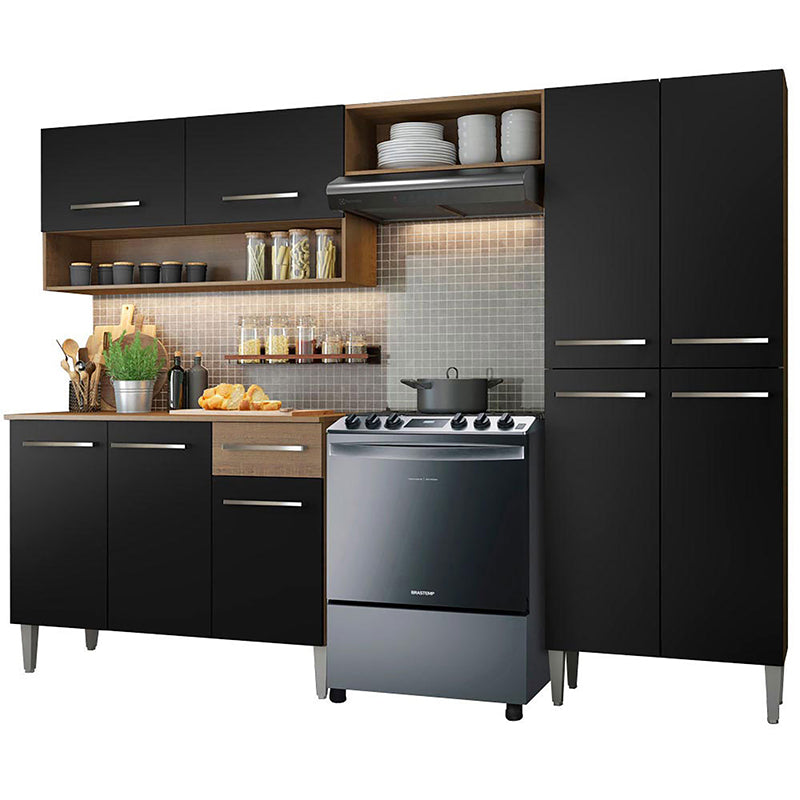 Cocina Modular Emilly Oscuro