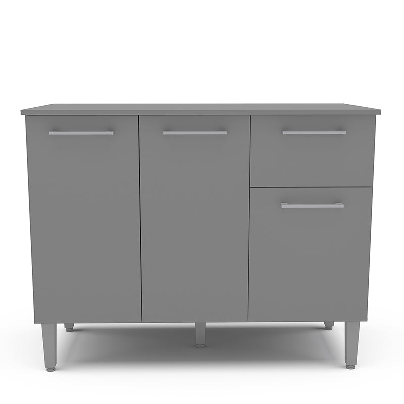 Mueble Base Evandro Grafito 105 Cm