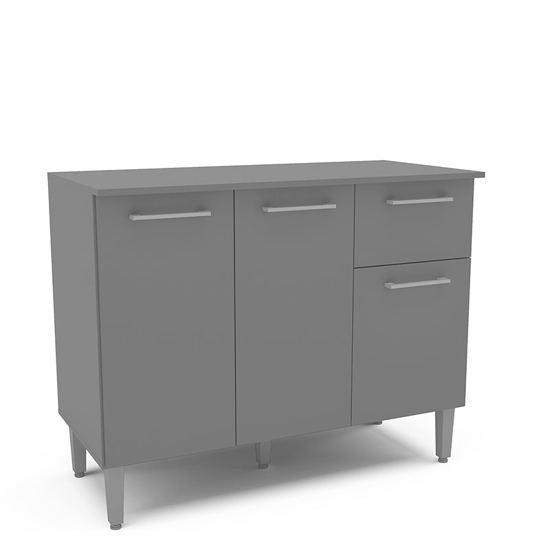 Mueble Base Evandro Grafito 105 Cm