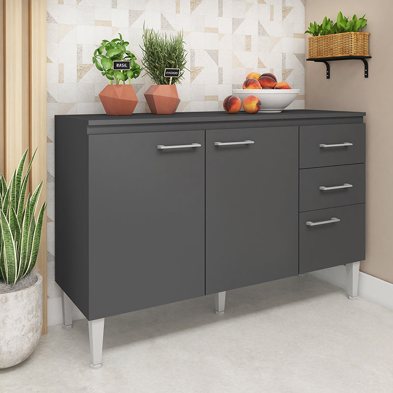 Mueble Base Opie Grafito 120
