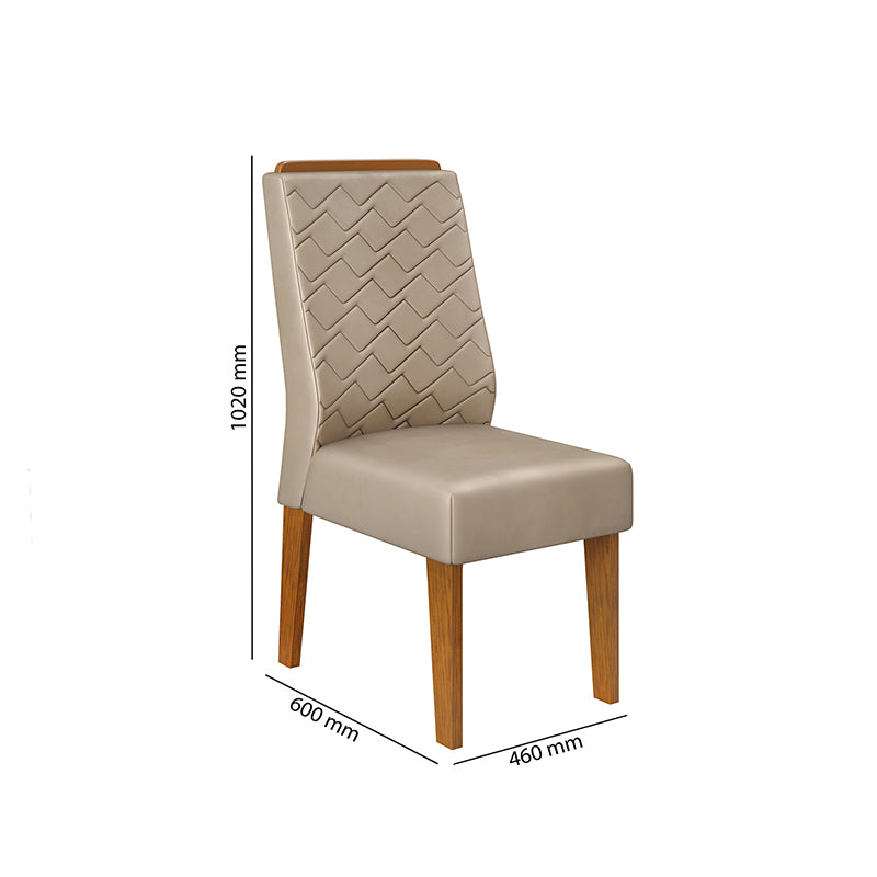 Pack 2 Sillas Lidia Beige