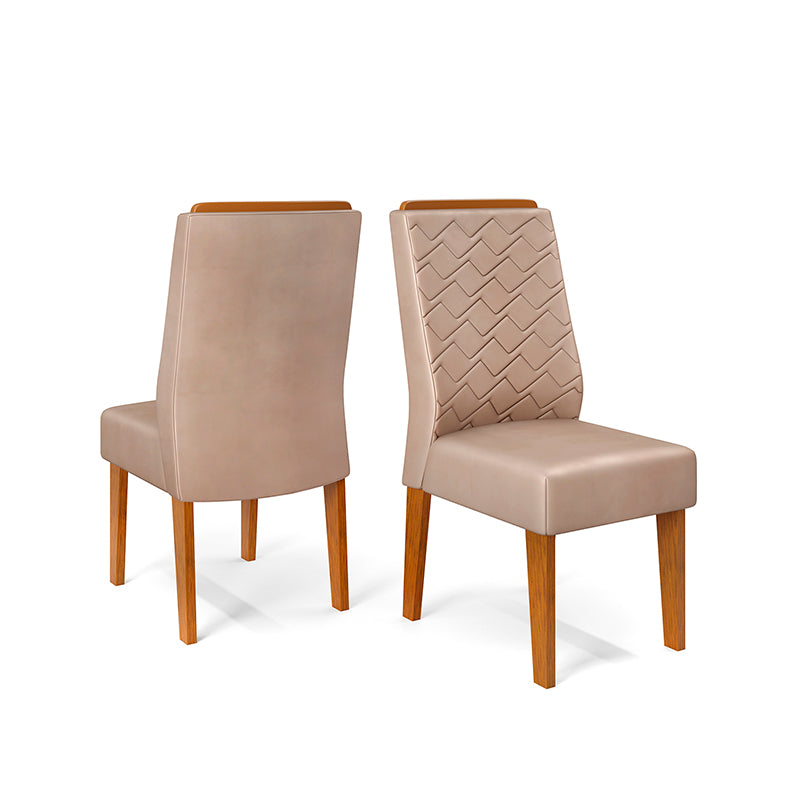 Pack 2 Sillas Lidia Beige
