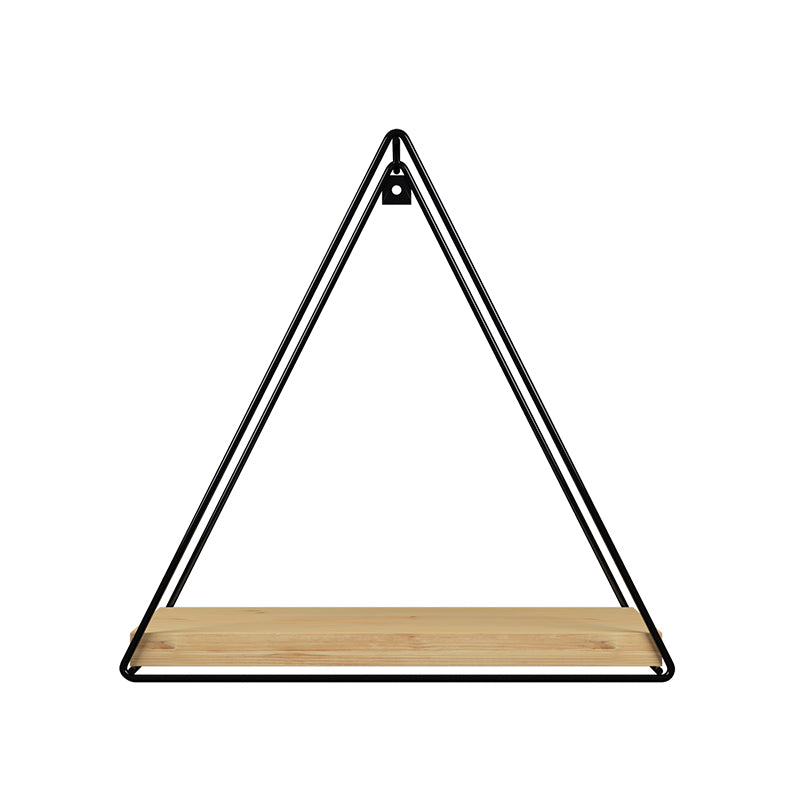 Repisa Triangular Pino Negro 25x10x25