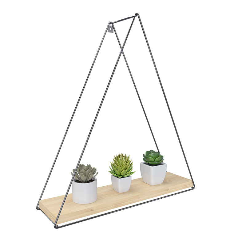 Repisa Triangular Pino Negro 37x10x40