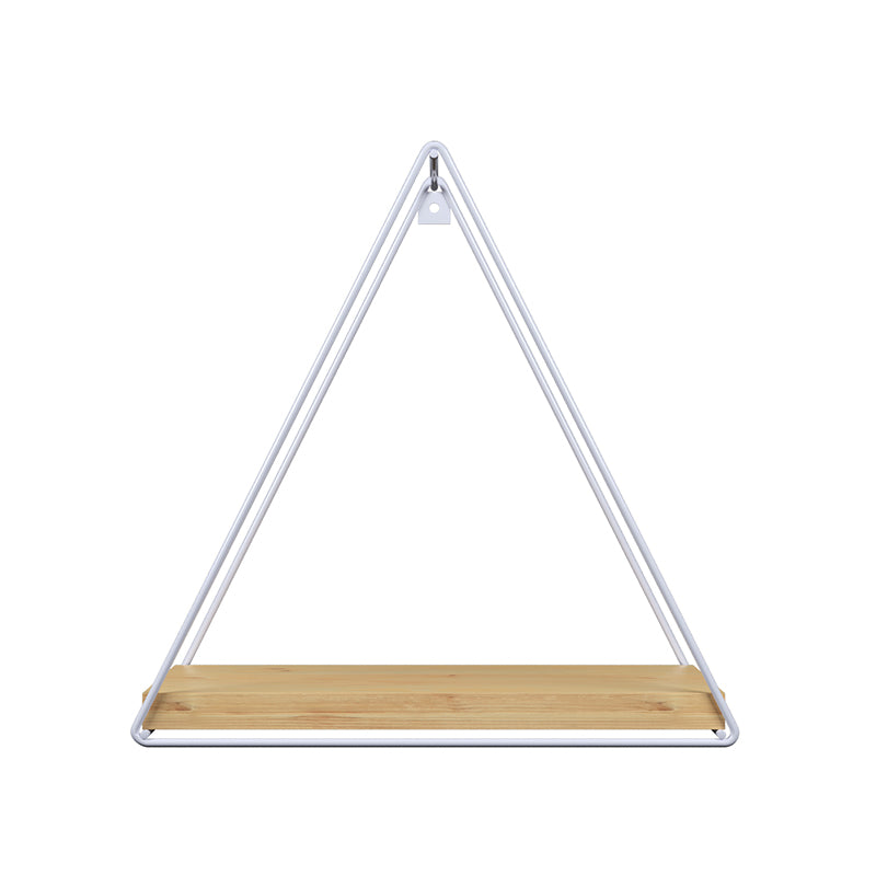 Repisa Triangular Pino Blanco 25x10x25