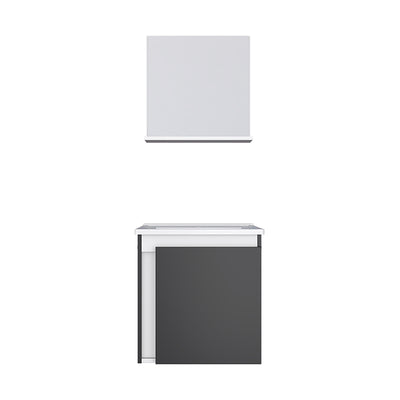 Vanitorio Aéreo Con Espejo Onix Negro