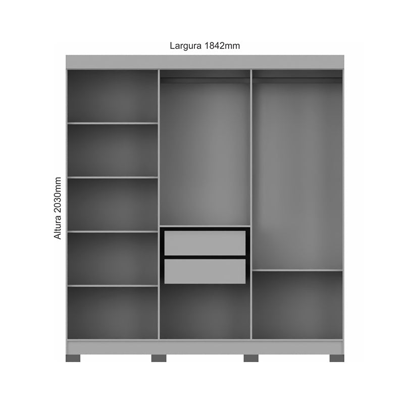 Clóset Opus 6 Puertas