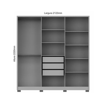 Clóset Safira 6 Puertas