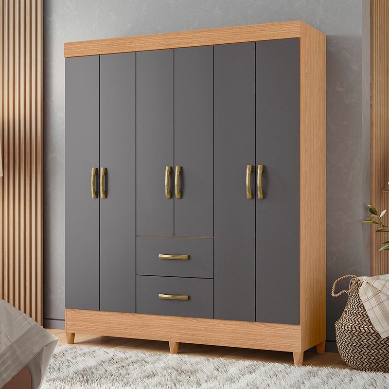 Clóset 6 Puertas Mobi Graphite