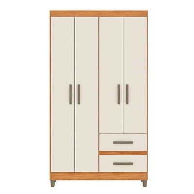 Clóset Lisboa Beige 4 Puertas 2 Cajones