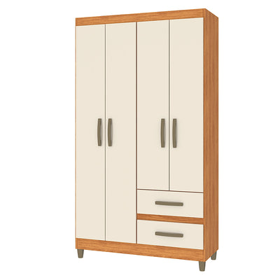 Clóset Lisboa Beige 4 Puertas 2 Cajones