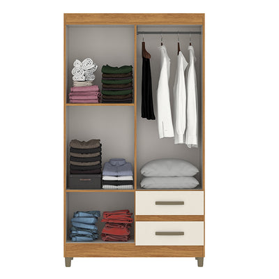 Clóset Lisboa Beige 4 Puertas 2 Cajones