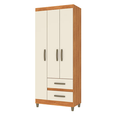 Clóset Porto Beige 3 Puertas 2 Cajones