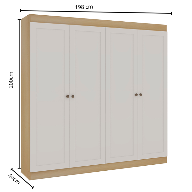 Clóset Europa Beige 4 Puertas