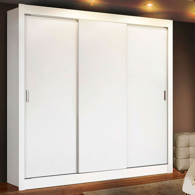 Clóset Monaco 3 Puertas Corredizas Blanco