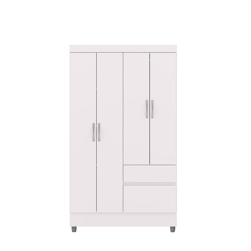 Clóset Ideal 4 Puertas 2 Cajones Blanco