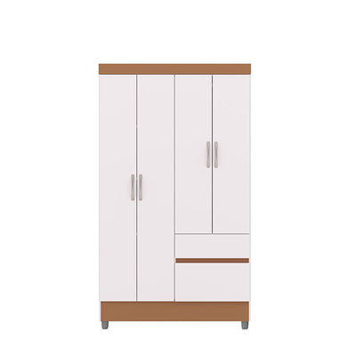 Clóset Ideal 4 Puertas 2 Cajones Blanco