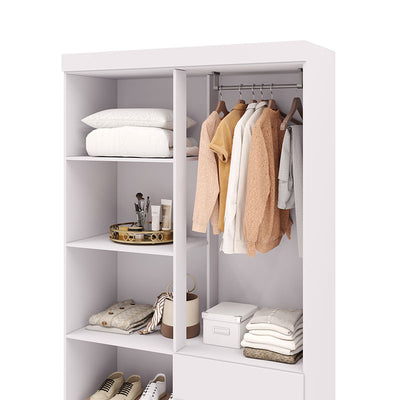 Clóset Ideal 4 Puertas 2 Cajones Blanco