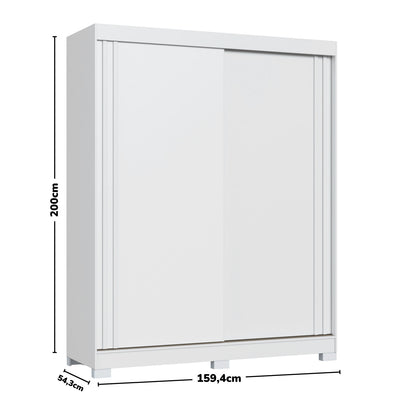 Clóset Ruda 2 Puertas 2 Cajones Biflex