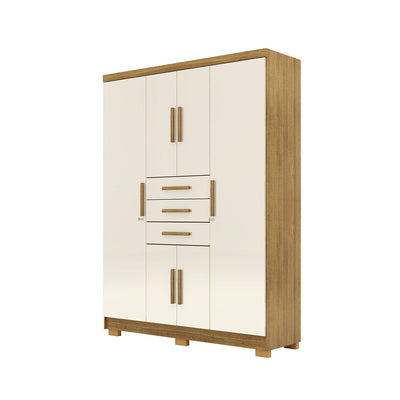Clóset Taurus 6 Puertas Y 3 Cajones Beige