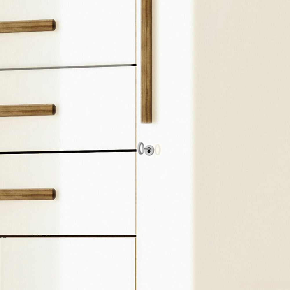 Clóset Taurus 6 Puertas Y 3 Cajones Beige