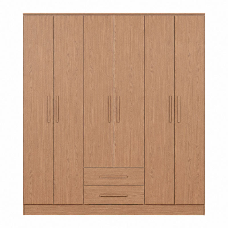Closet Pequim 6 Puertas 2 Puertas Café