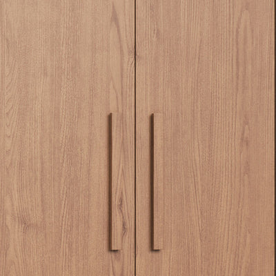 Closet Pequim 3 Puertas 2 Cajones Café