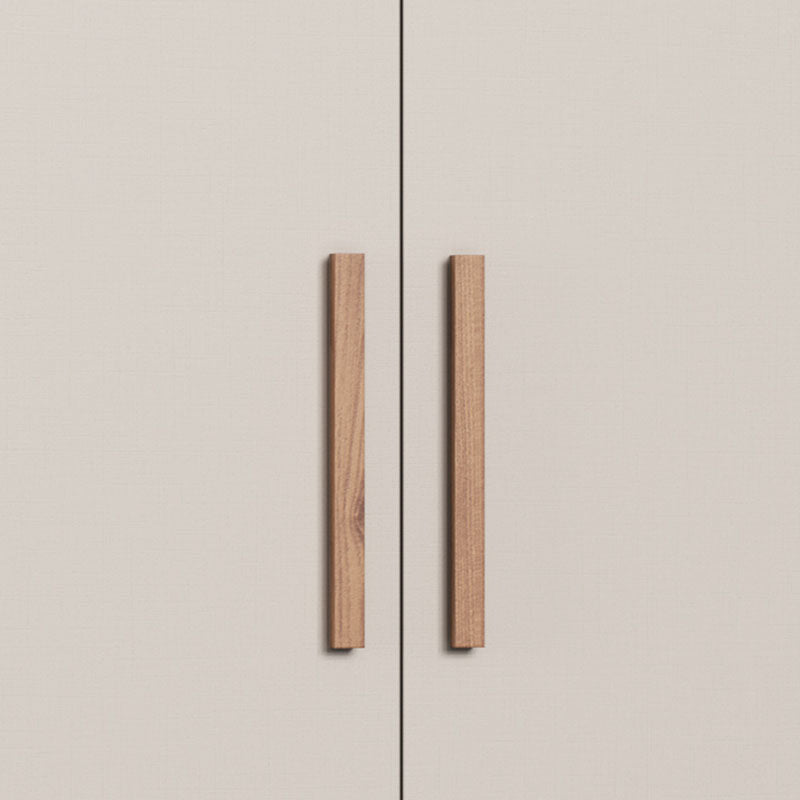 Closet Pequim 6 Puertas 2 Cajones Beige