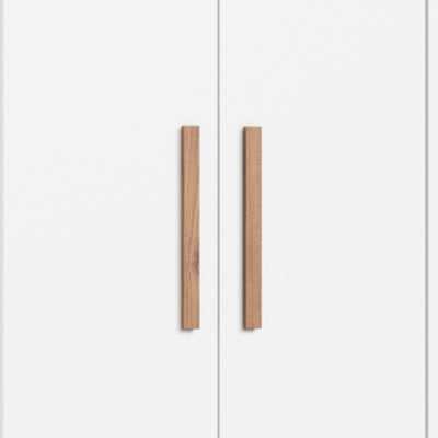 Closet Pequim 6 Puertas 2 Cajones Blanco